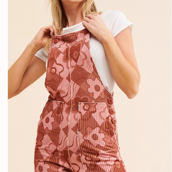 FREE PEOPLE Straight Leg Overalls - Picture 5 of 5